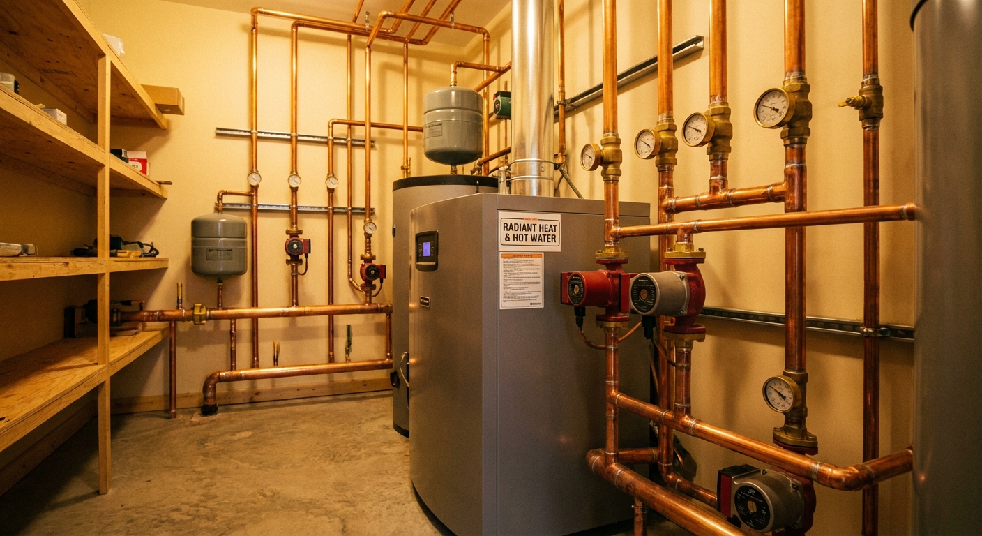 Residential boiler system